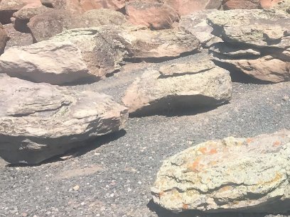 Colorado Green Mossy Boulders