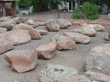 Wyoming Red Mossy Boulders